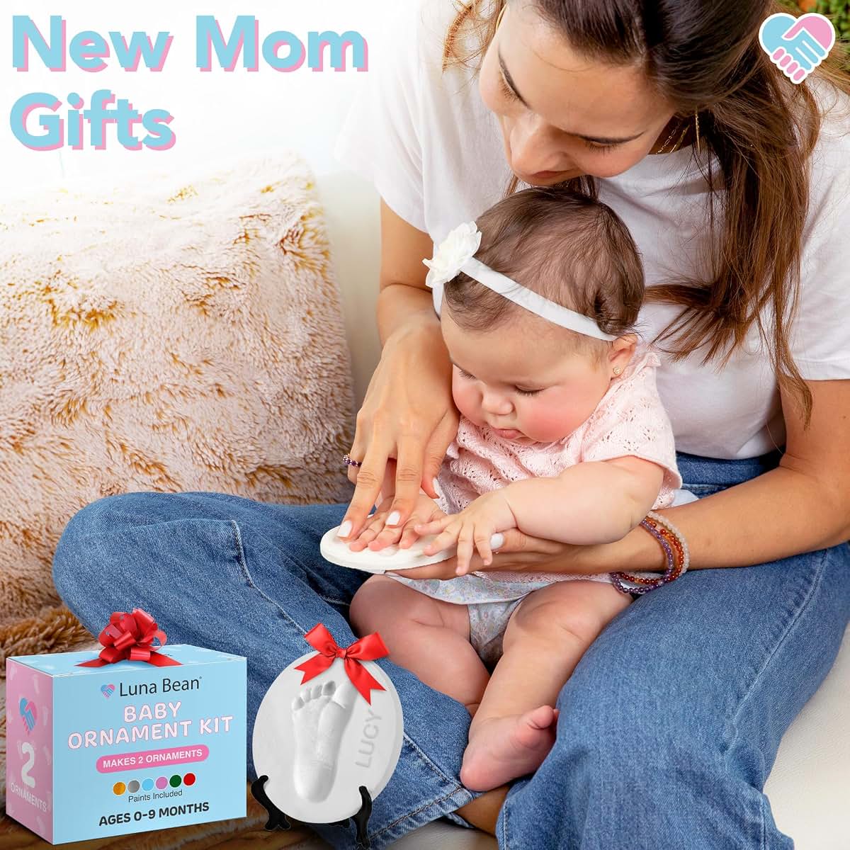 Casting Keepsakes Baby Handprint Ornament Making Kit With Paint Set (photo 2)