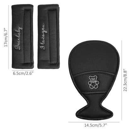 Baichuan Easicozi Shoulder Crotch Pad Compatible with Car Seat Stroller High Chair, Harness & Strap Comfort Cushion (photo 2)