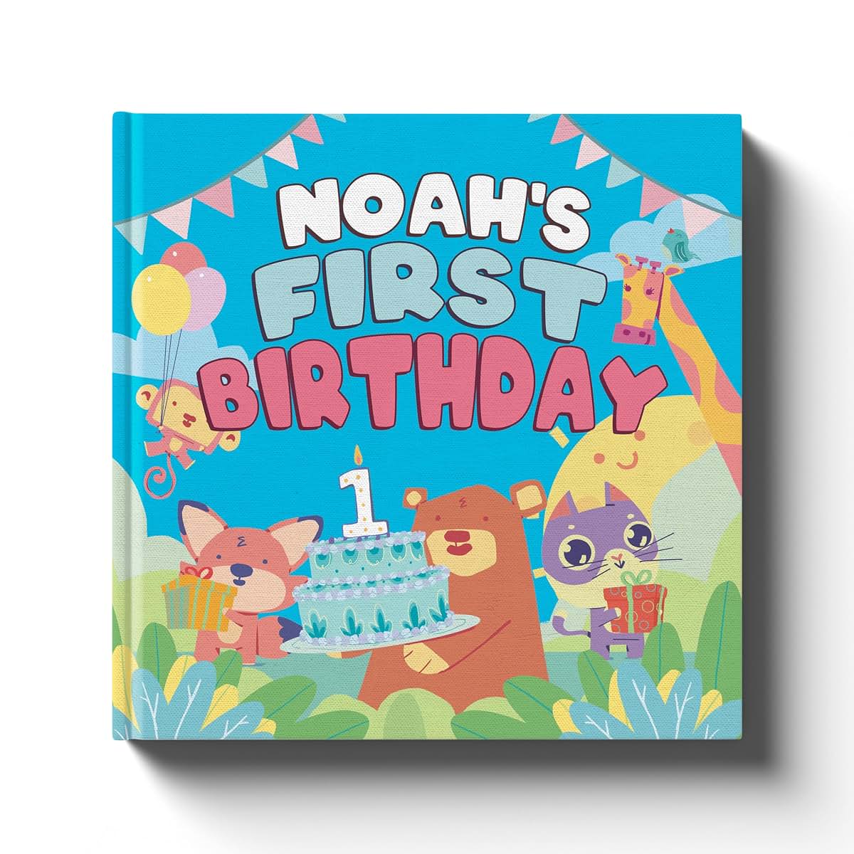 Luna Studios My First Birthday - First Birthday Gift - Personalized Children's Book (for Boy)