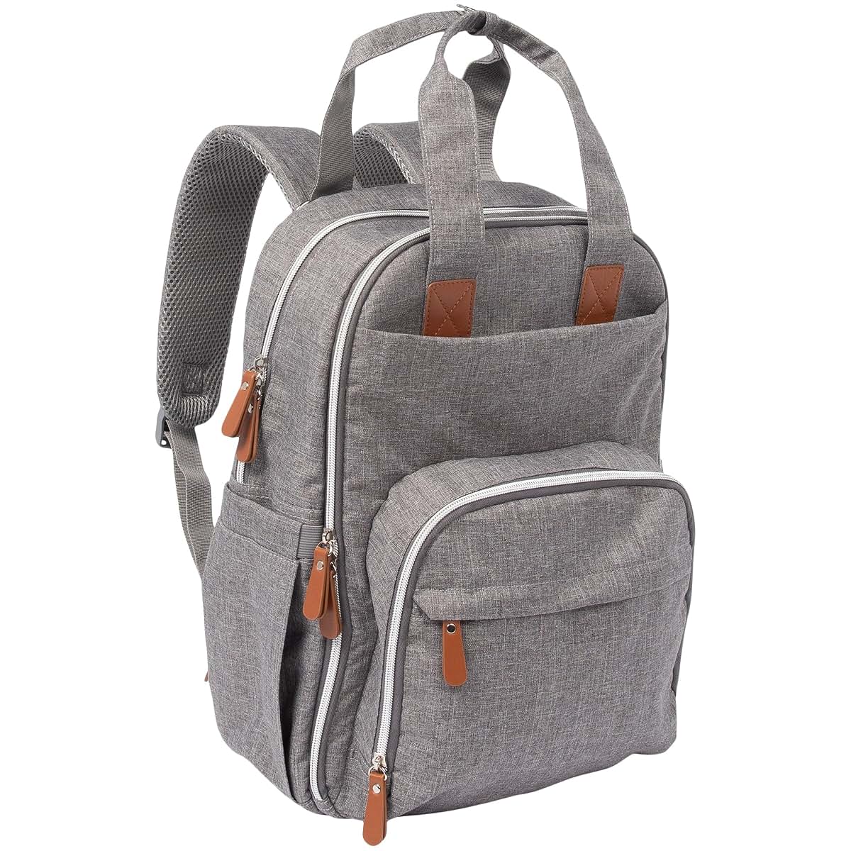Trend Lab Diaper Bag Backpack Baby Bag Organizer with Removable Changing Station Pad, Includes Zipper Opening for Baby
