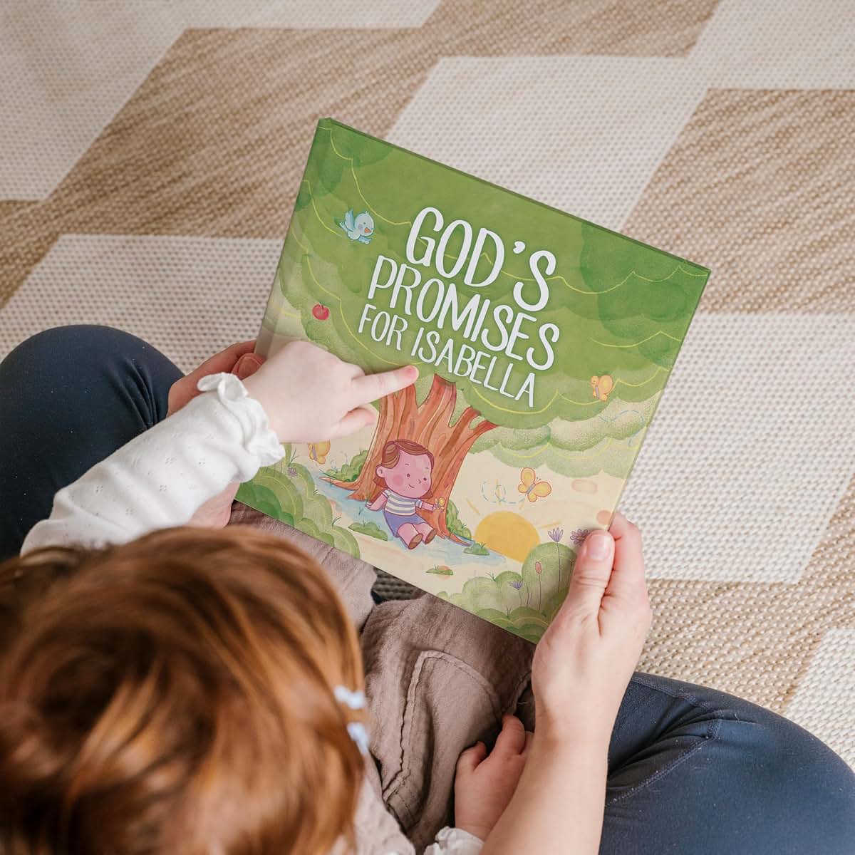 Luna Studios God's Promises Personalized Children's Baptism Book (photo 2)
