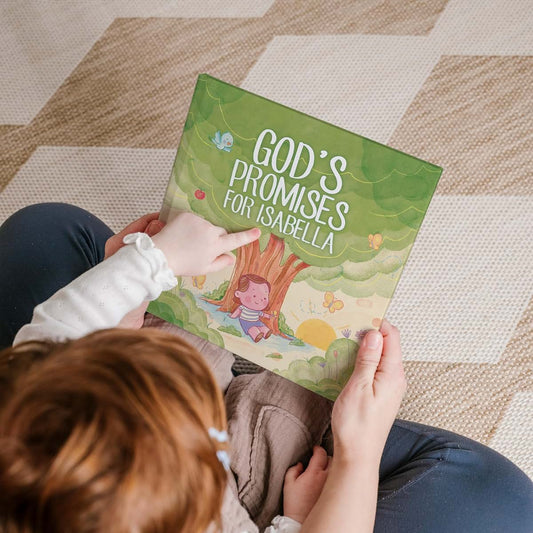 Luna Studios God's Promises Personalized Children's Baptism Book