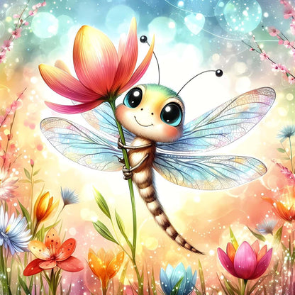 Generic Dragonflies Nursery Wall Art Prints, Set of 6, 8x10 Inch Unframed