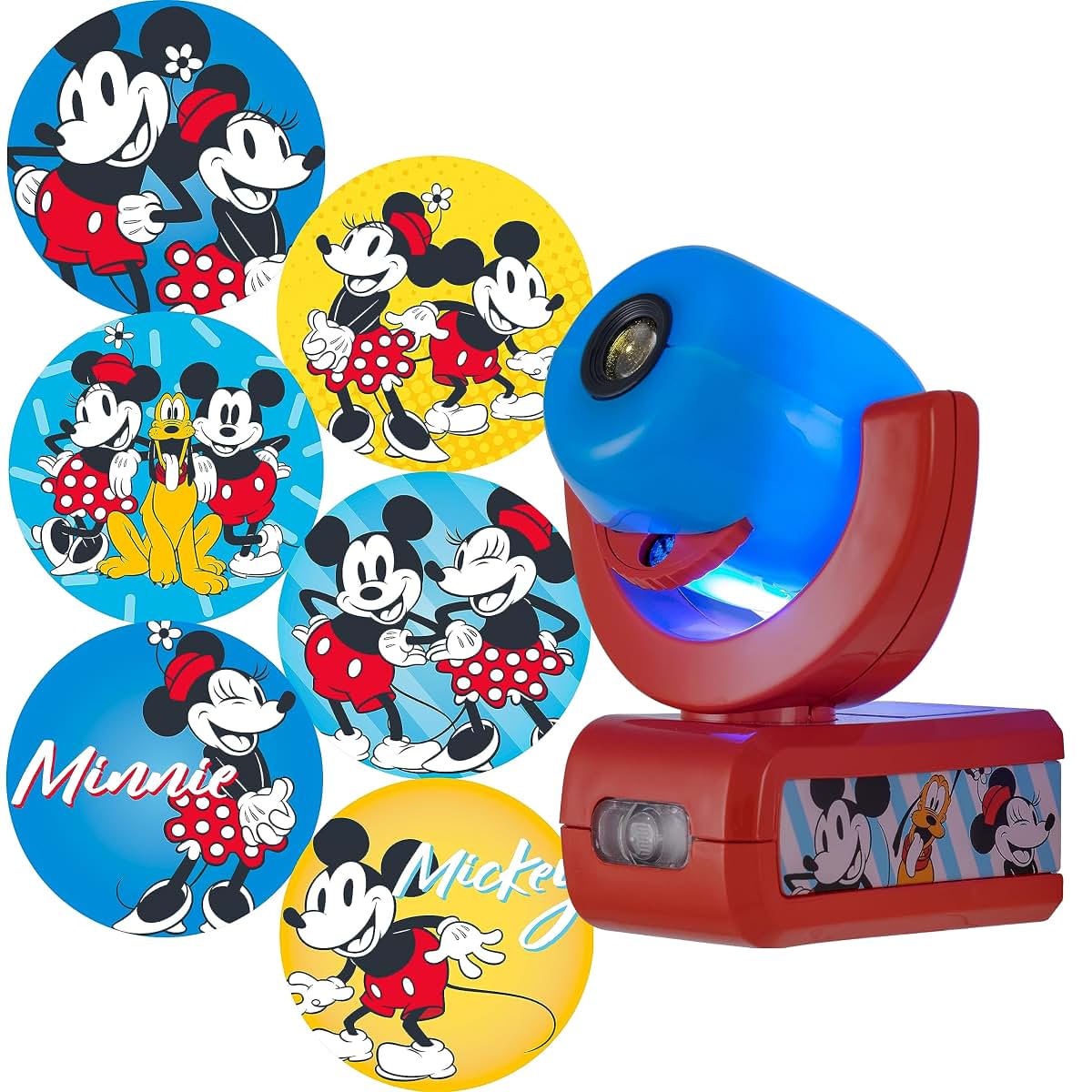 Projectables Mickey & Minnie Mouse Night Light with Dusk to Dawn Sensor