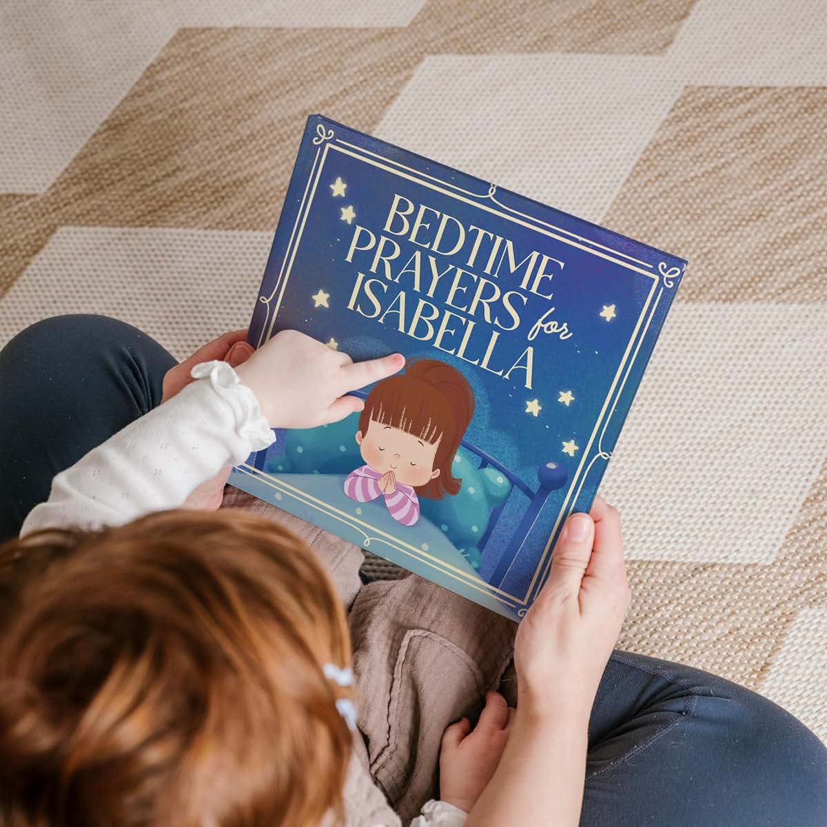 Luna Studios Bedtime Prayers - New Baby Baptism & Christening Gift - Personalized Children's Book (photo 3)