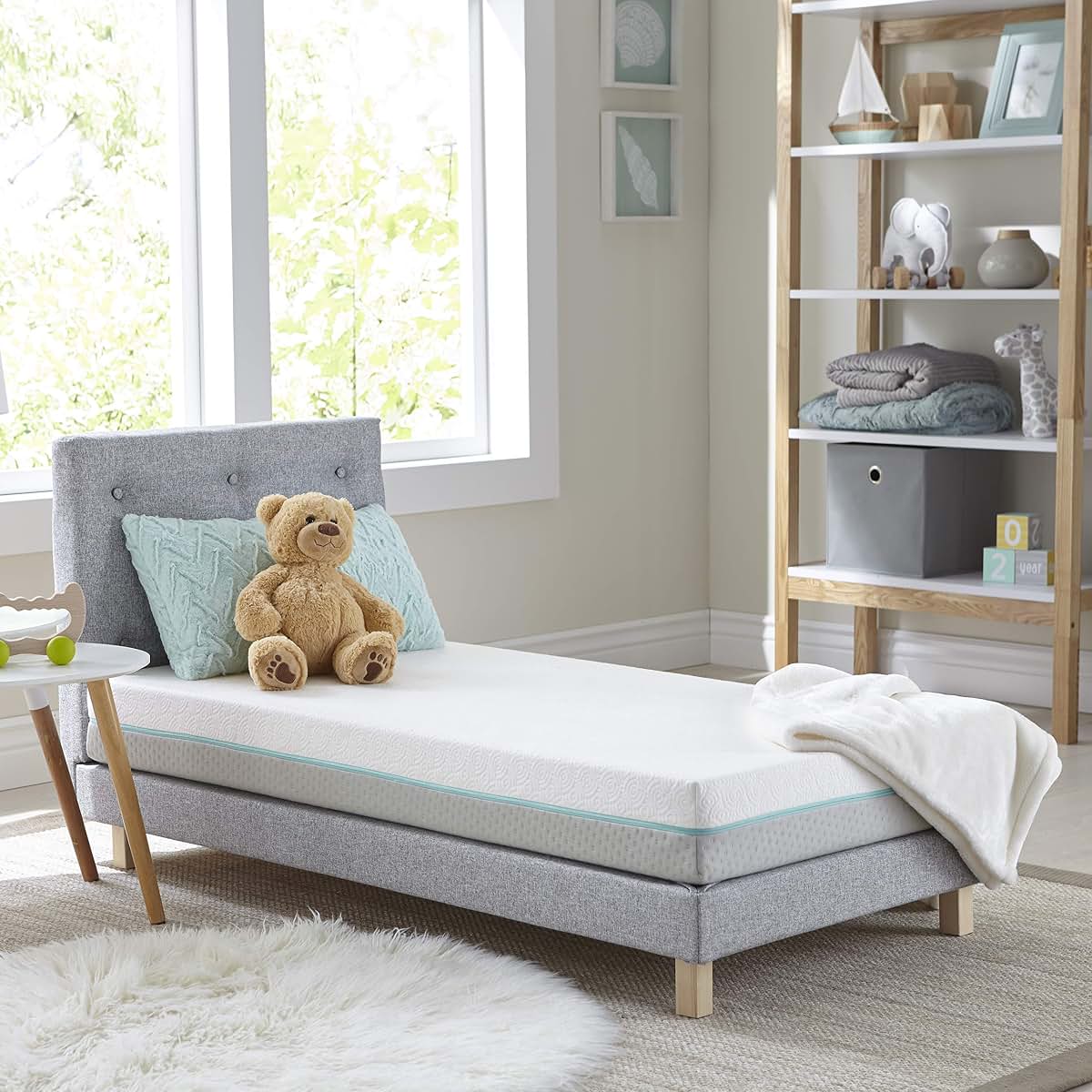 Tempur-Pedic TEMPUR-Dream 2-Stage Waterproof Baby Crib and Toddler Mattress, 52x28