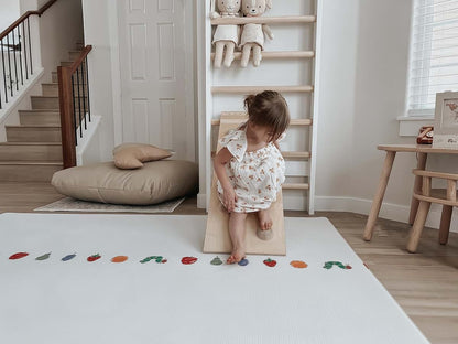 LITTLE Bot x World of Eric Carle Baby Play Mat, The Very Hungry Caterpillar Ofie Mat