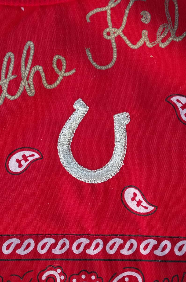 4Rodeo Western Bandana Spilly The Kid Baby Infant Bib Red (photo 4)