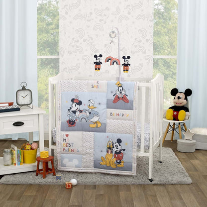 Everything Kids NoJo Disney Mini Crib 3-Piece Bedding Set