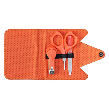 Petit Collage Baby Nail Kit – Includes Baby Nail Clippers, Scissors, and Nail File – Includes a Fox-Shaped Pouch (photo 3)