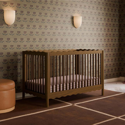 Babyletto Swell Convertible Baby Crib, Natural Walnut, Greenguard Certified