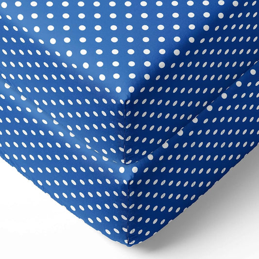 Bacati - 2 Pack Pin Dots Girls 100% Cotton Universal Baby US Standard Crib or Toddler Bed Fitted Sheets (PIN DOTS