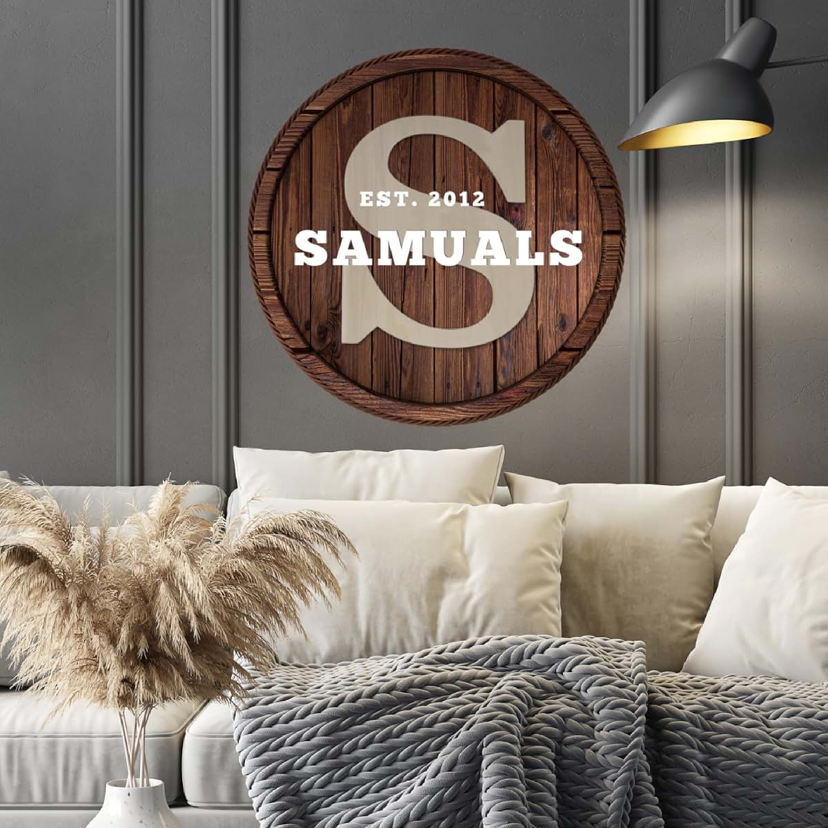 NEXTCraft Unfinished Wooden Letter 8 Inch Z Bright Orchid Font