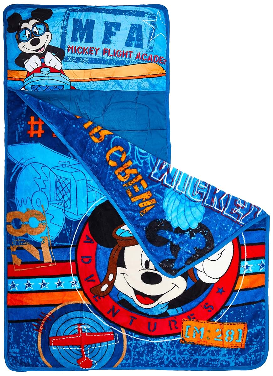 Disney Mickey's Flight Academy Rolled Nap Mat for Toddlers