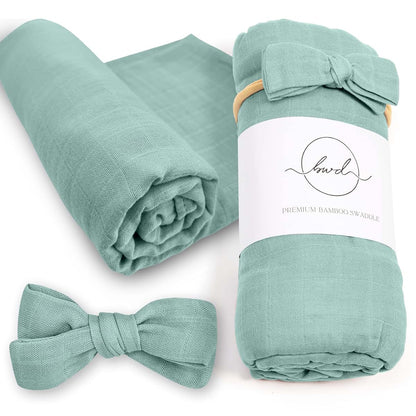 Viscose & Organic Cotton Swaddle Blanket for Newborns and Infants