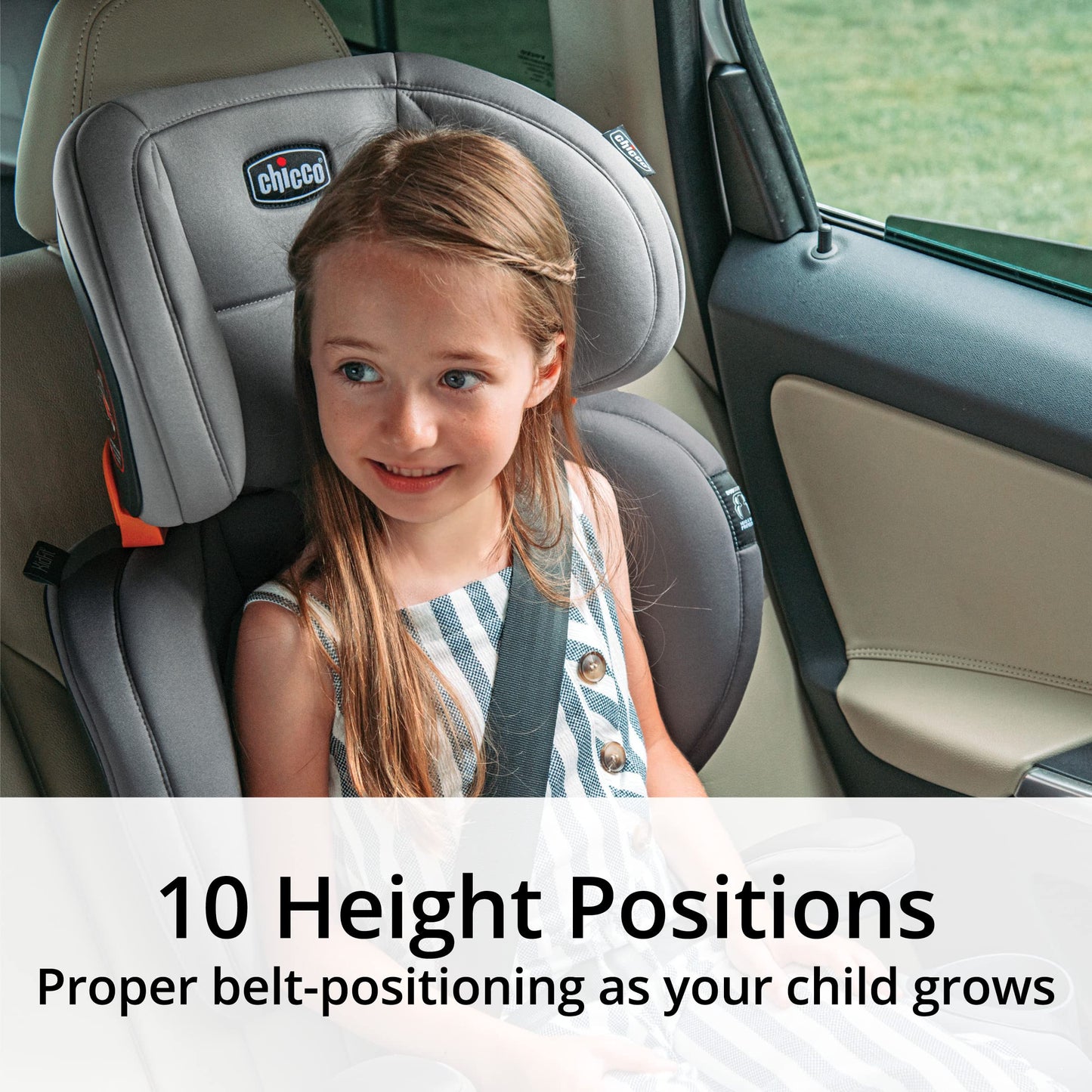 Chicco KidFit ClearTex Plus 2-in-1 Booster Car Seat