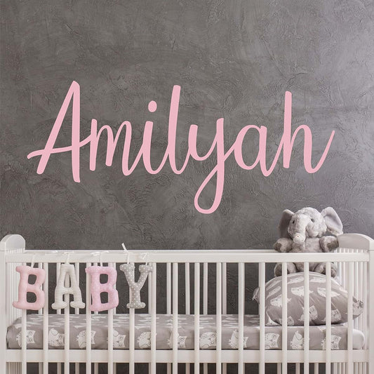 BabyOneStop Custom Name Wall Decal For Nursery And Bedroom Decor