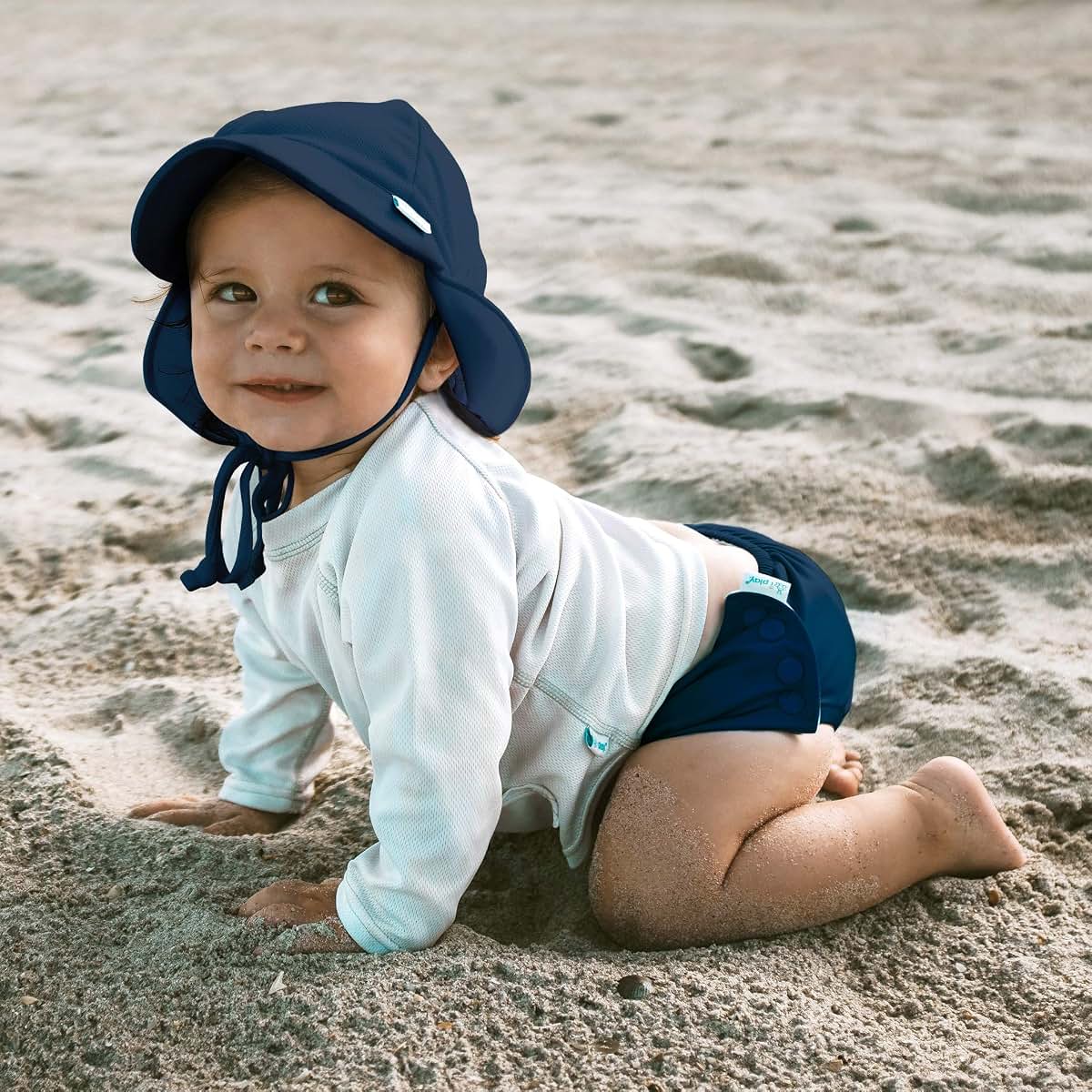 i play. by green sprouts Eco Snap Swim Diaper with Gussets