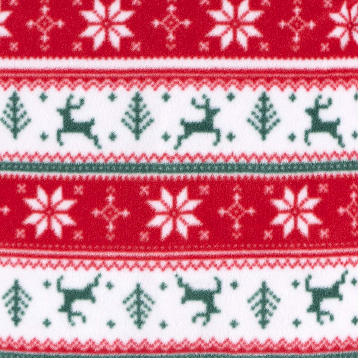 Gerber Baby & Toddler Fleece Footed Pajamas 2-Pack, Red and Green Festive Pattern