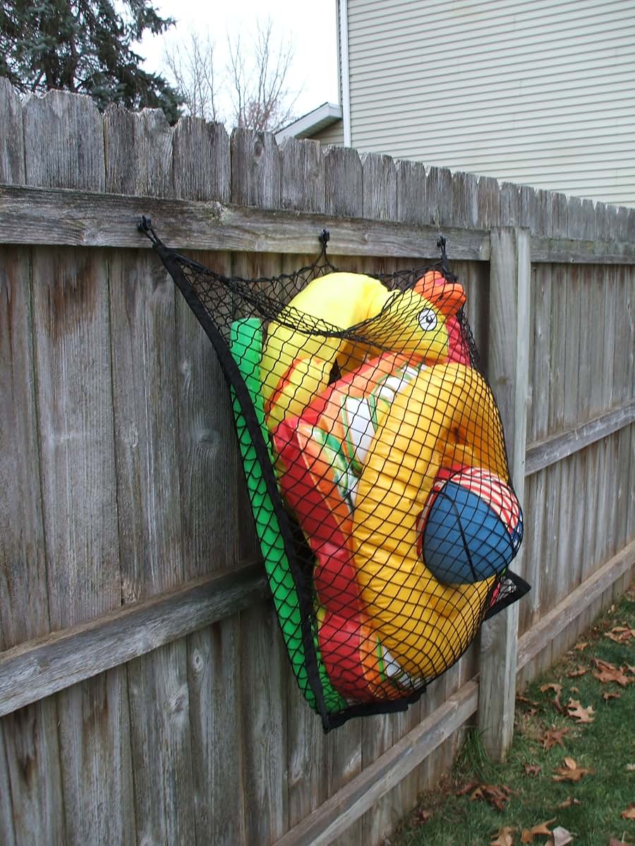MIDE Products Large Toy Storage Net with Hooks (photo 3)