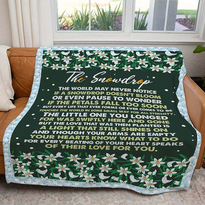 TerriBerri Baby Loss Blanket, Memorial Miscarriage Gifts for Mothers, Loss of Baby Sympathy Gifts Whispers of Hope for (photo 2)