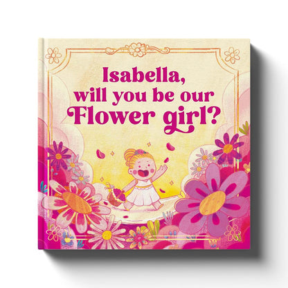BabyOneStop Personalized Flower Girl Proposal Children's Book