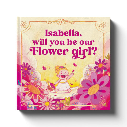 BabyOneStop Personalized Flower Girl Proposal Children's Book