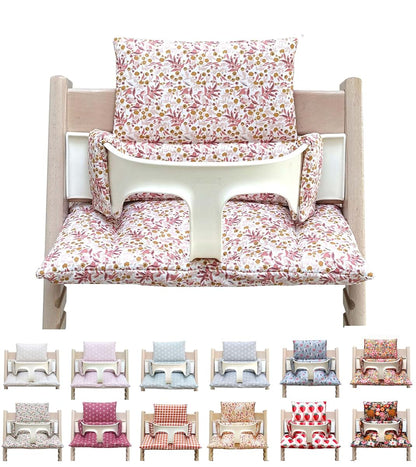 Blausberg Baby - Coated Cushion Set Compatible Tripp Trapp High Chair - Materials Oek-Tex Standard Certified Made in