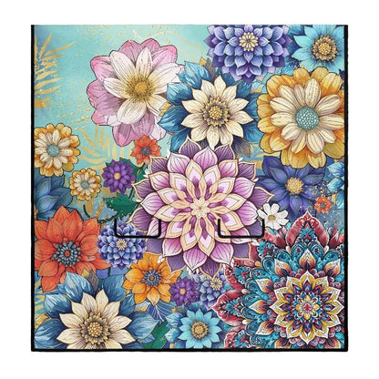 Dreaweet Car Seat Towel Cover Backseat Boho Floral Car Back Seat Cover Washable Quick Dry Sweat Towel Seat Covers for