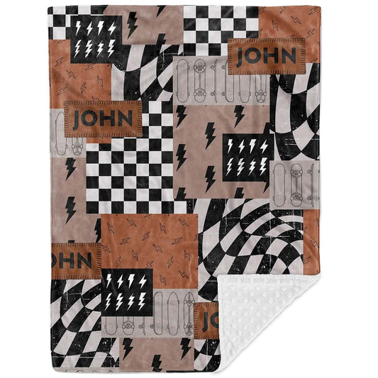 MDPrints Global MDPrints Custom Baby Blankets for Boys and Girls, Customized Newborn Blanket with Name, Soft Flannel