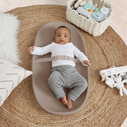 Evolur Eva Changing Pad, Waterproof EVA Foam, Safety Strap, Oat (photo 2)