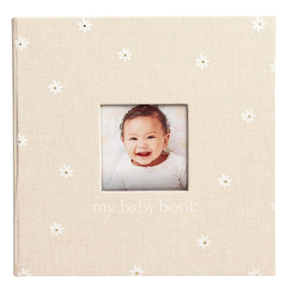 Pearhead Daisy Print First 5 Years Baby Memory Book Journal