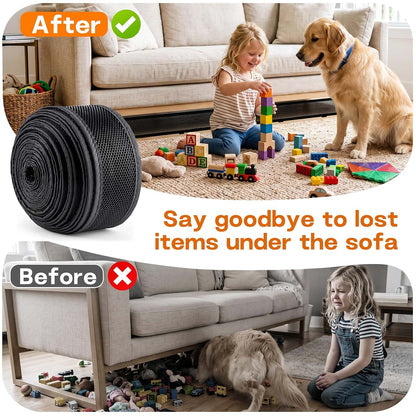 ArklintsXX Under Couch Blocker for Pets and Toys, Adjustable 394" x 3" Barrier (photo 3)