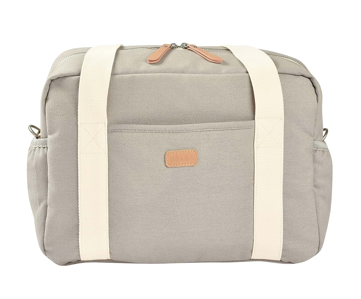 Béaba BEABA Paris Diaper Bag, Large Capacity Baby Diaper Bag with Removable Strap for Baby Stroller, Includes Changing