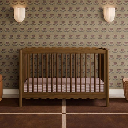 Babyletto Swell Convertible Baby Crib, Natural Walnut, Greenguard Certified
