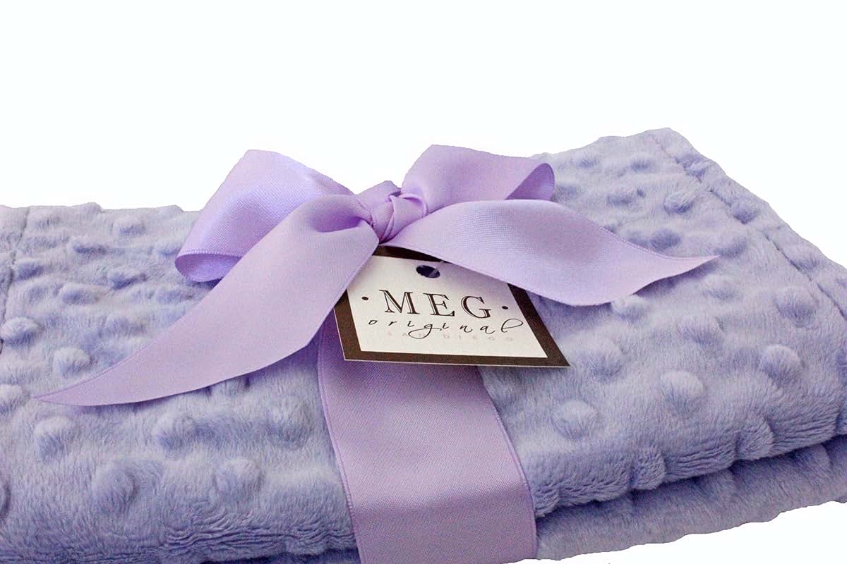 MEG ORIGINAL Baby Burp Cloth Set (2) (Lavender)