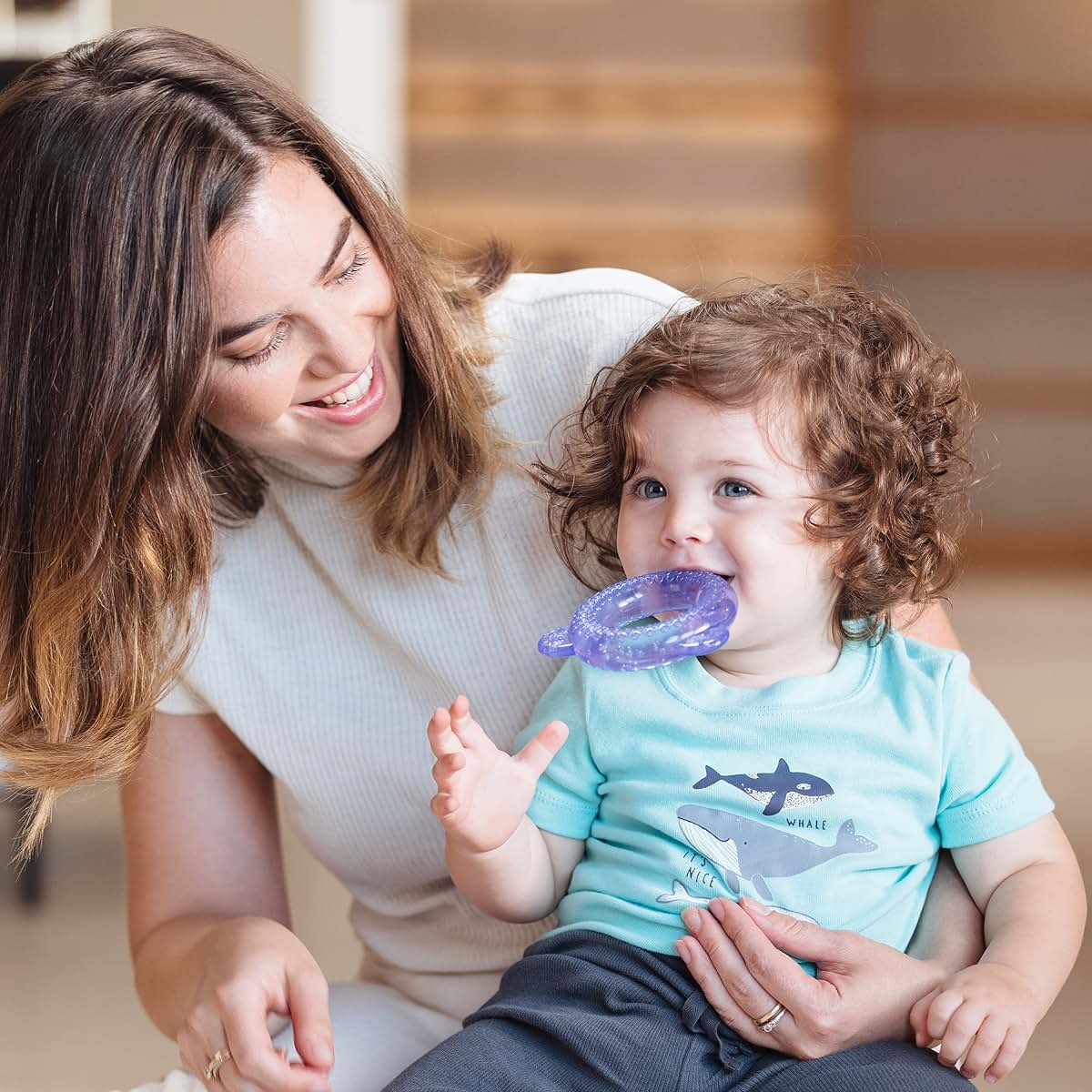 Nuby IcyBite Teether Ocean Rings