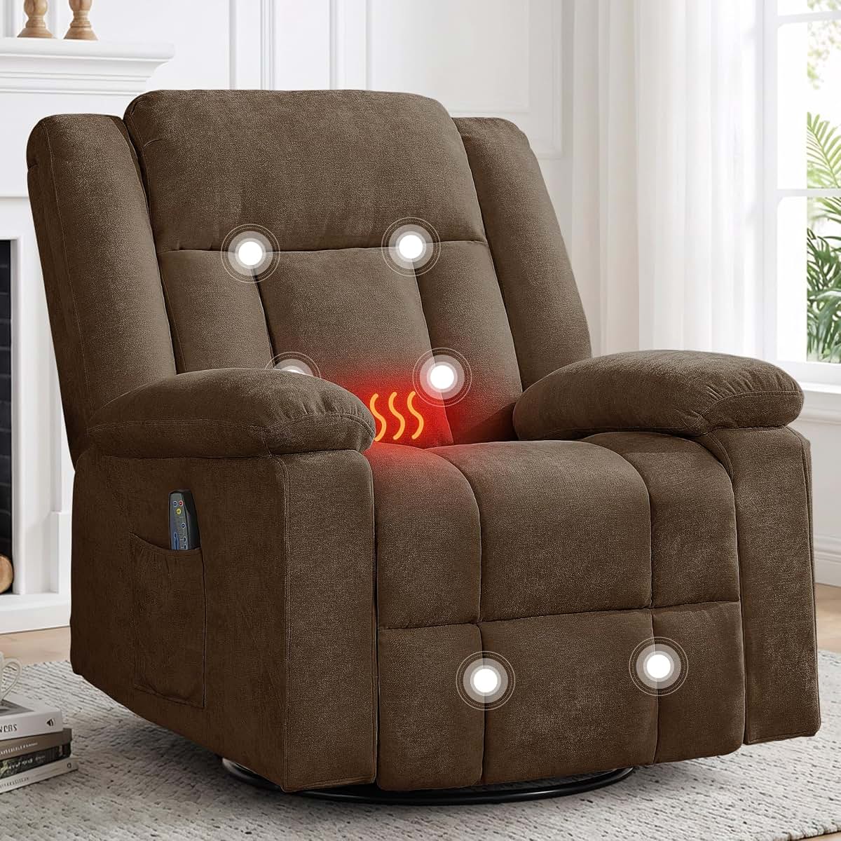 Korser Rocker Recliner Chair for Adults and Nursery