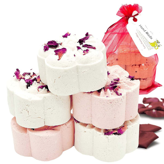 Stripped Bath & Body LOVE POTION #MINE Melting Shower Bombs w/Rose Petals (5PK) - Ylang Ylang, Jasmine, Vanilla Romance