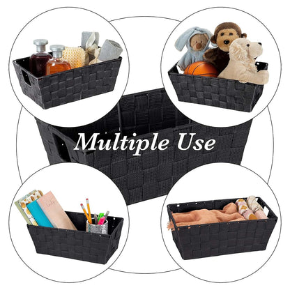 Simplify Woven Storage Tote Basket for Nursery Organization