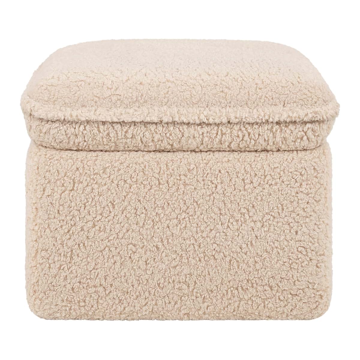 Babyletto Cali Storage Ottoman In Chai Shearling