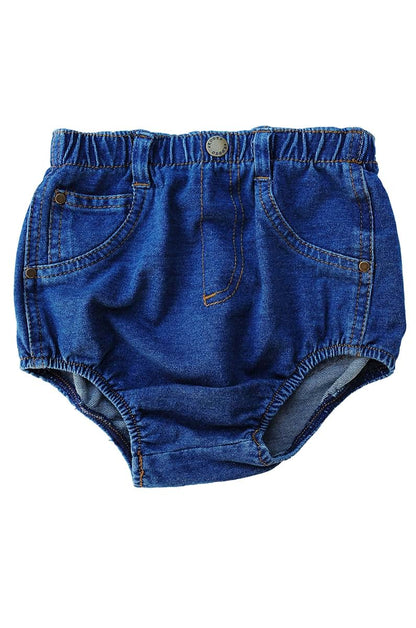 4Rodeo Western Denim Diaper Cover For Babies - 24 Months