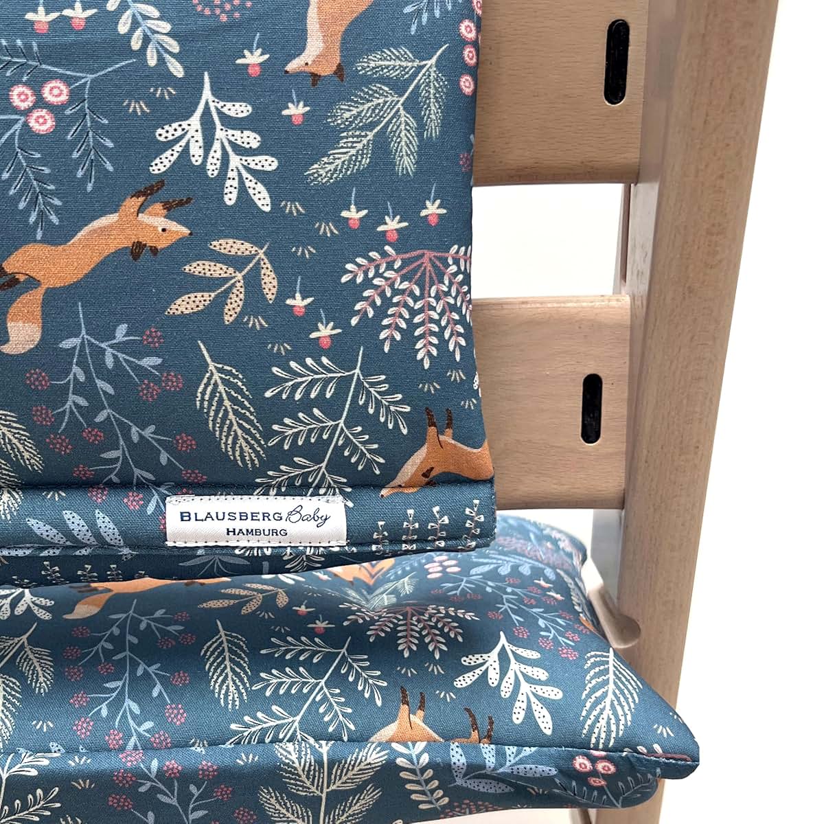 Blausberg Baby Seat Cushion Set For Tripp Trapp In Fox Blue (photo 2)