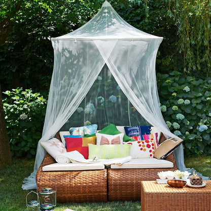 UB-STORE Large Mosquito Net for Bed or Outdoor Patio | 5FT Diameter Top Ring