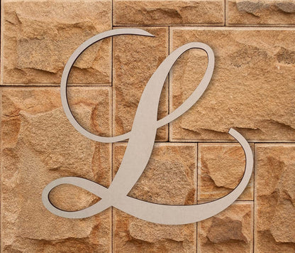Jess & Jessica Cursive Wooden Letter Wall Decor for Nursery and Home