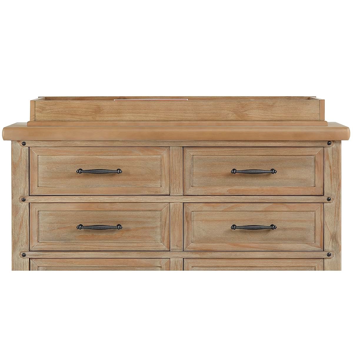 Evolur Mini Changing Tray in Barnwood – Solid Wood Dresser Changing Station (photo 4)