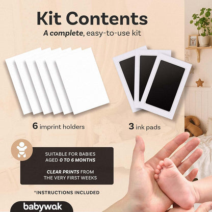Baby Hand And Footprint Kit - Inkless Clean Touch