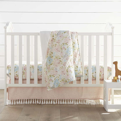 Levtex Amelia Baby Nest & Nod Bedding Set - Pink Cotton Crib Accessories
