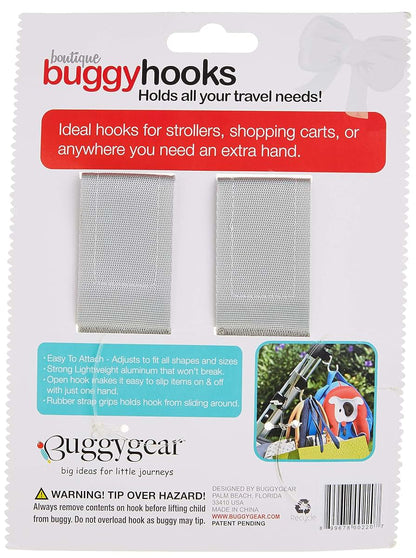 Buggygear Boutique Stroller Hooks, Platinum, 2 Count (photo 4)