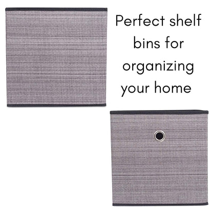 Internet's Best Canvas Storage Bin, Grey